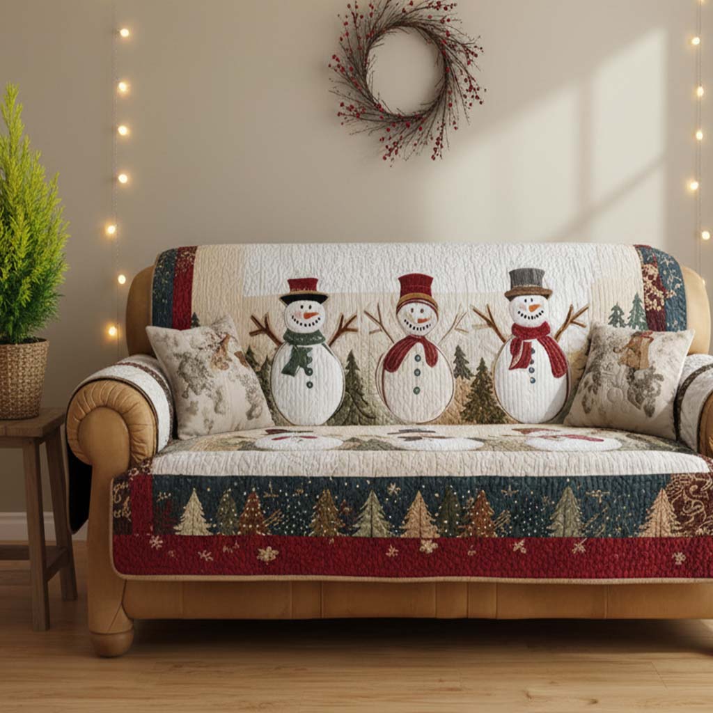 Husă de canapea matlasată - Prietenii zăpezii — imagine 6