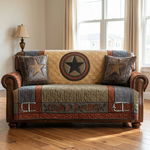 Husa de canapea matlasata - Texanischem star — imagine 1