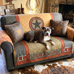 Husa de canapea matlasata - Texanischem star — imagine 3
