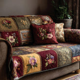Husă de canapea matlasată - Floral Country Cottage — imagine 1