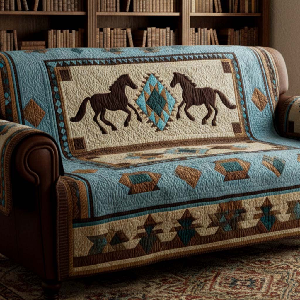 Husă de canapea matlasată - Motiv sălbatic — imagine 4