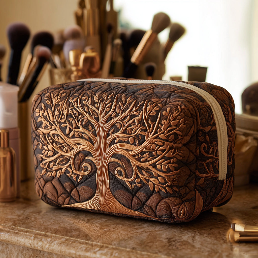 Geantă cosmetică matlasată - Arbore genealogic — imagine 1