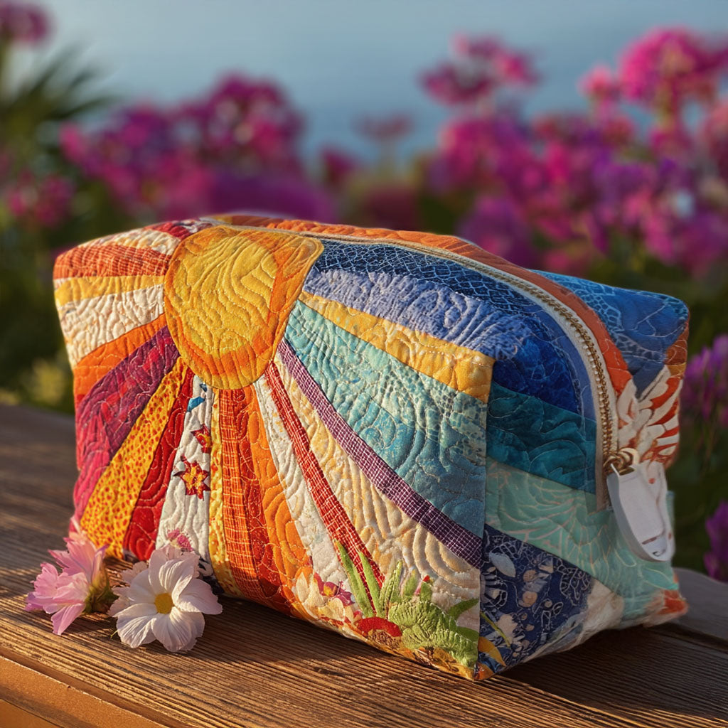 Geantă cosmetică matlasată - Boho Rays — imagine 1