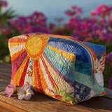 Geantă cosmetică matlasată - Boho Rays — imagine 1