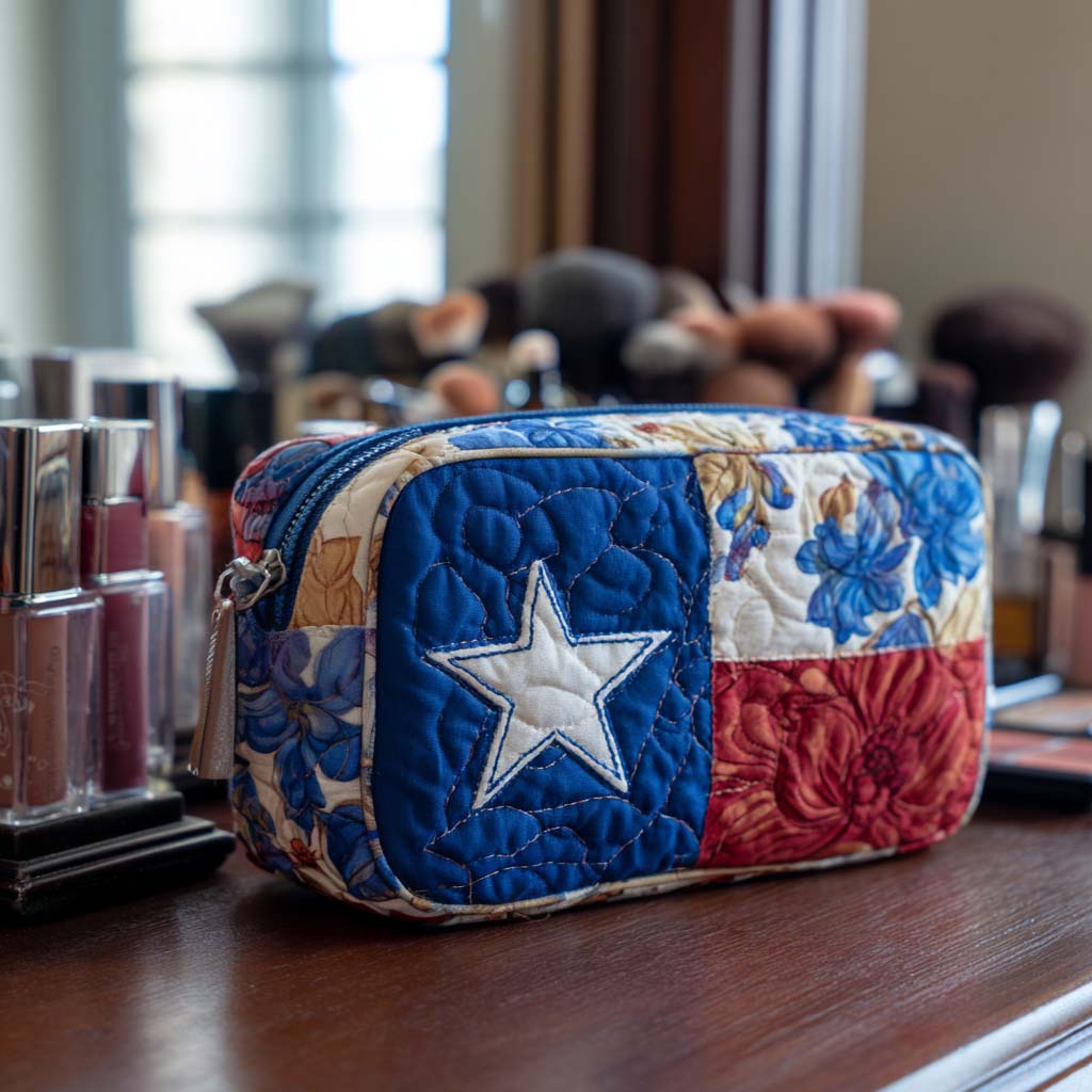 Geantă cosmetică matlasată - Lone Star — imagine 1