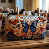Geantă cosmetică matlasată - Fluture elegant — imagine 1
