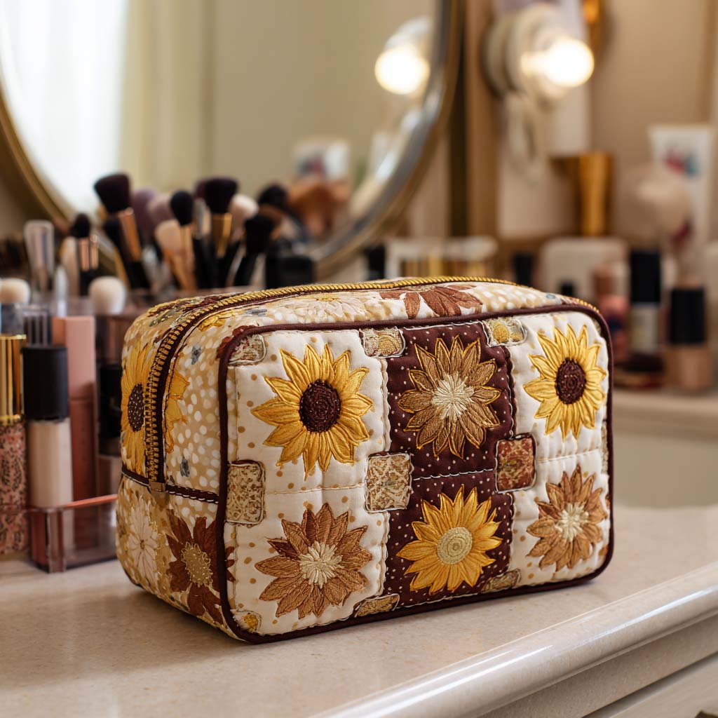 Geantă cosmetică matlasată - Zi strălucitoare — imagine 1