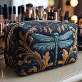 Geantă cosmetică matlasată - Libelulă strălucitoare — imagine 1