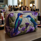 Geantă cosmetică matlasată - Colibri delicat — imagine 1