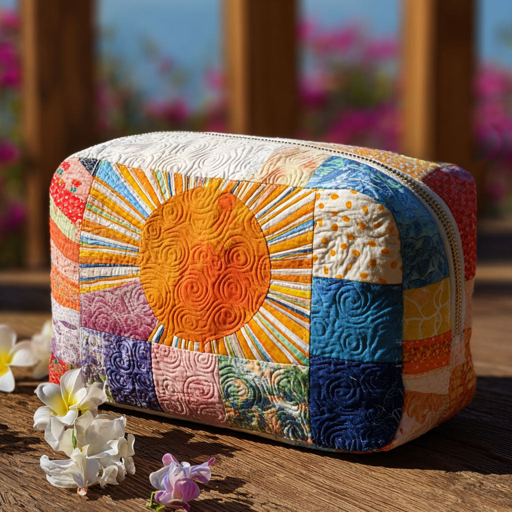 Geantă cosmetică matlasată - O zi frumoasă — imagine 1