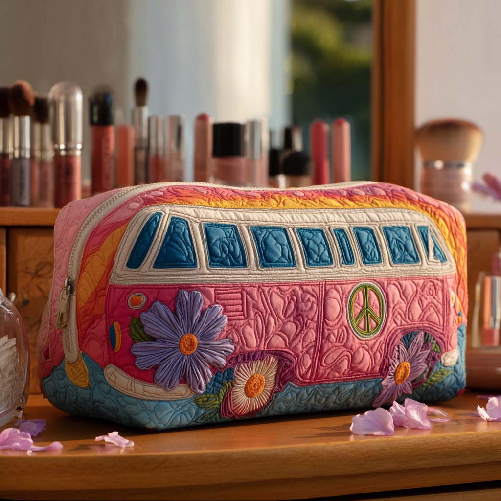 Geantă cosmetică matlasată - Călătorii liniștite — imagine 1
