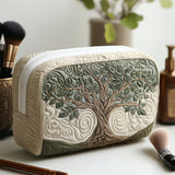 Geantă cosmetică matlasată - Rădăcinile Arborelui Vieții — imagine 1
