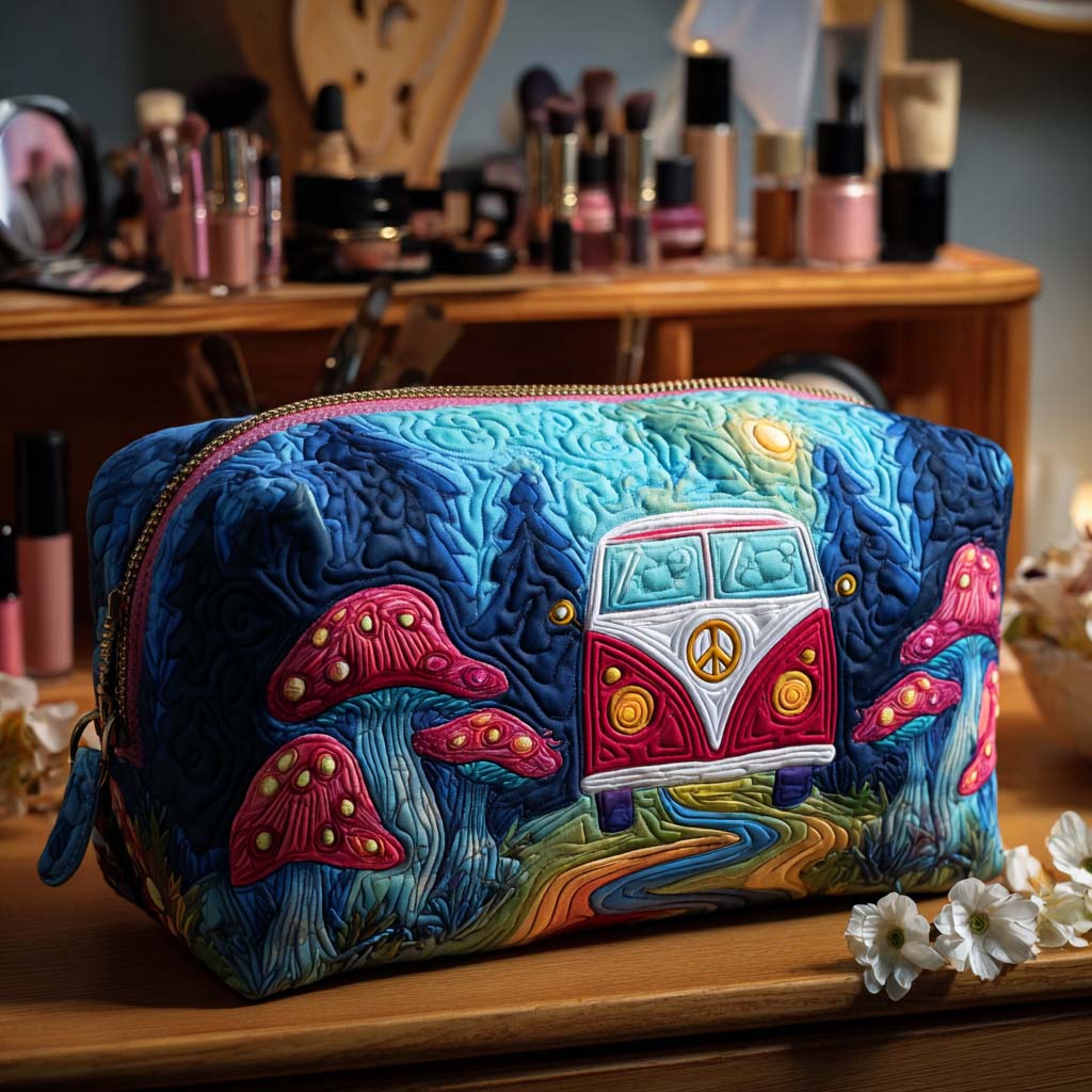 Geantă cosmetică matlasată - Moonlight Travel — imagine 1