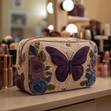 Geantă cosmetică matlasată - Fluture — imagine 1