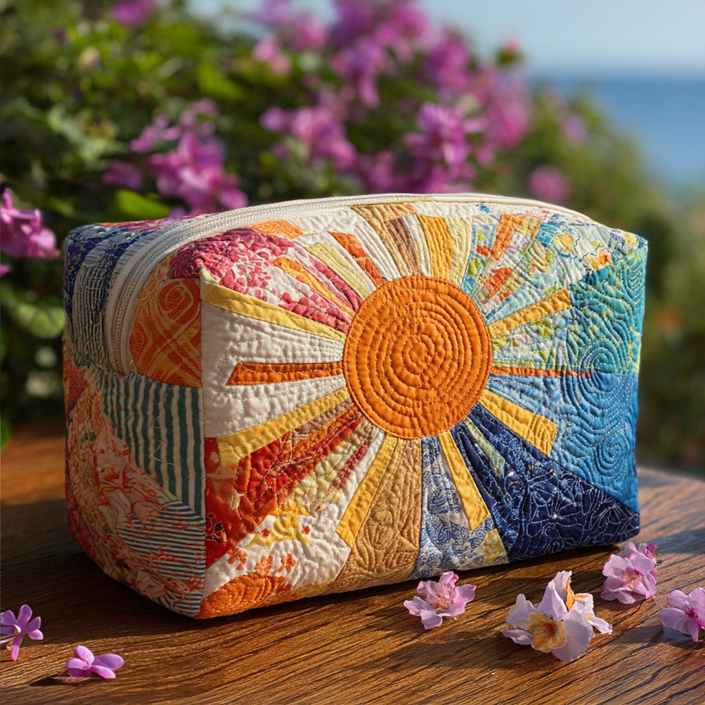 Geantă cosmetică matlasată - Sunbeam — imagine 1