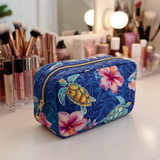 Geantă cosmetică matlasată - Broască țestoasă de mare — imagine 1