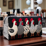 Geantă cosmetică matlasată - Hen's Nest — imagine 1