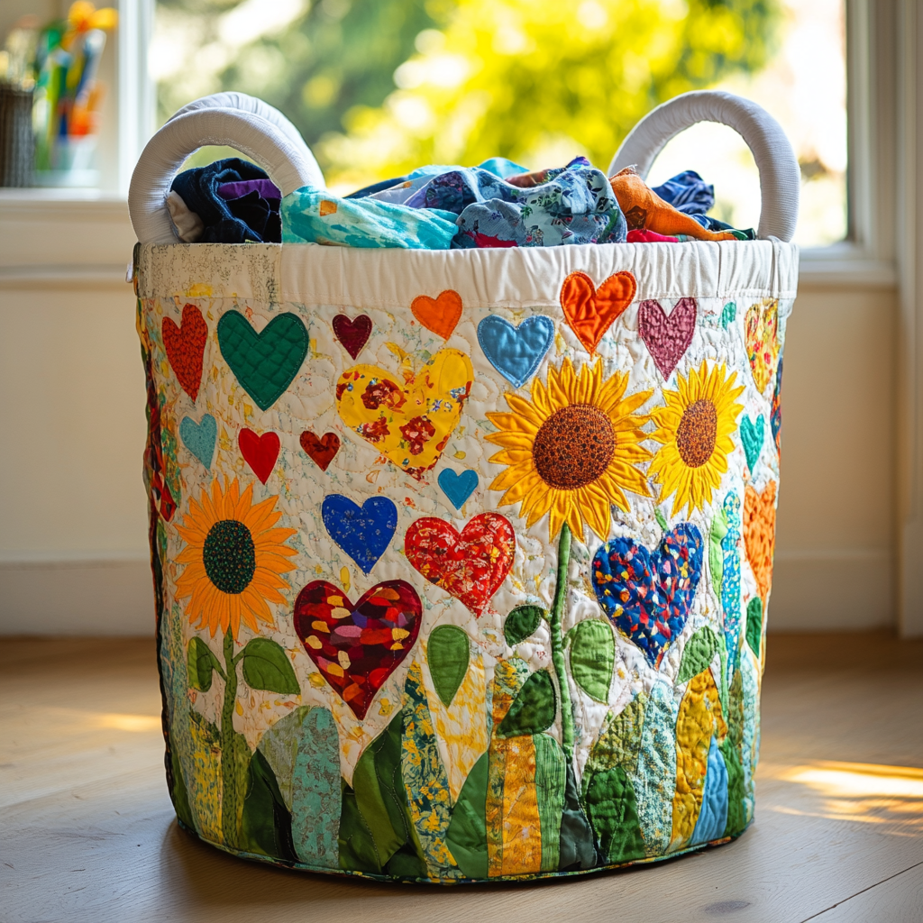 Coș de rufe matlasat - Stil rustic — imagine 1
