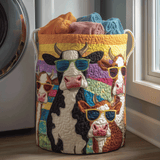 Coș de rufe matlasat - Highland Cow — imagine 1
