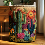 Coș de rufe matlasat - Cactus — imagine 1