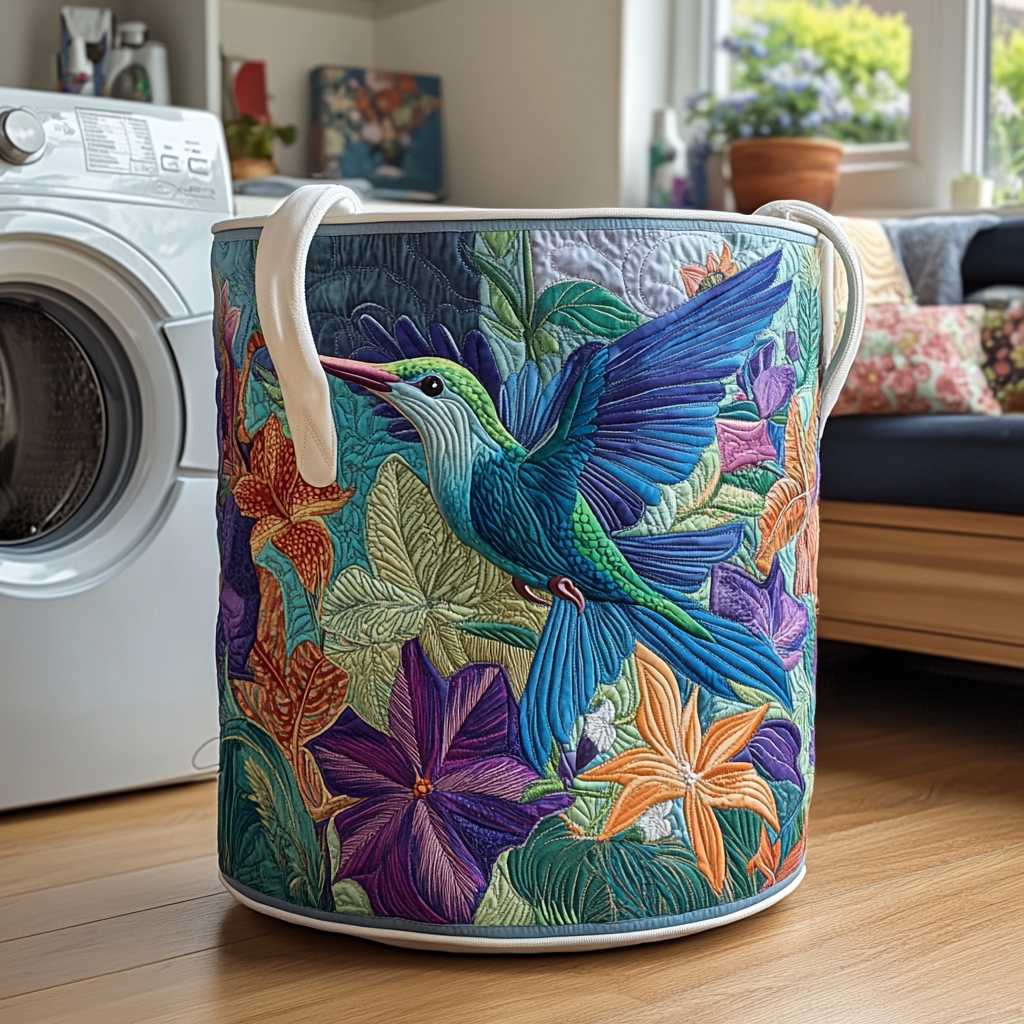 Coș de rufe matlasat - Hummingbird — imagine 1