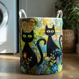 Coș de rufe matlasat - Pisici — imagine 1