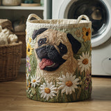 Coș de rufe matlasat - Pug — imagine 1