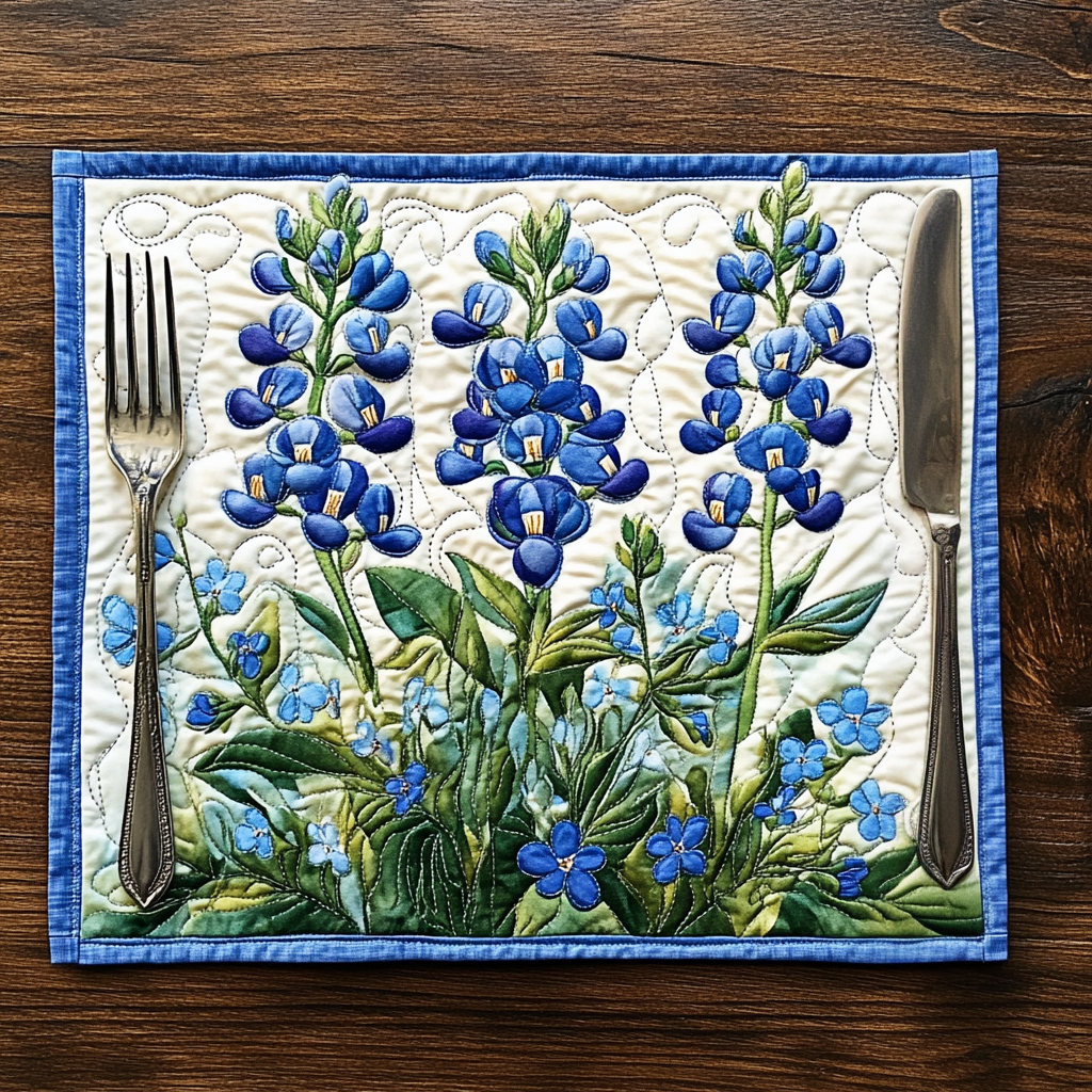 Coaster matlasat - Bluebonnet Serenade — imagine 1