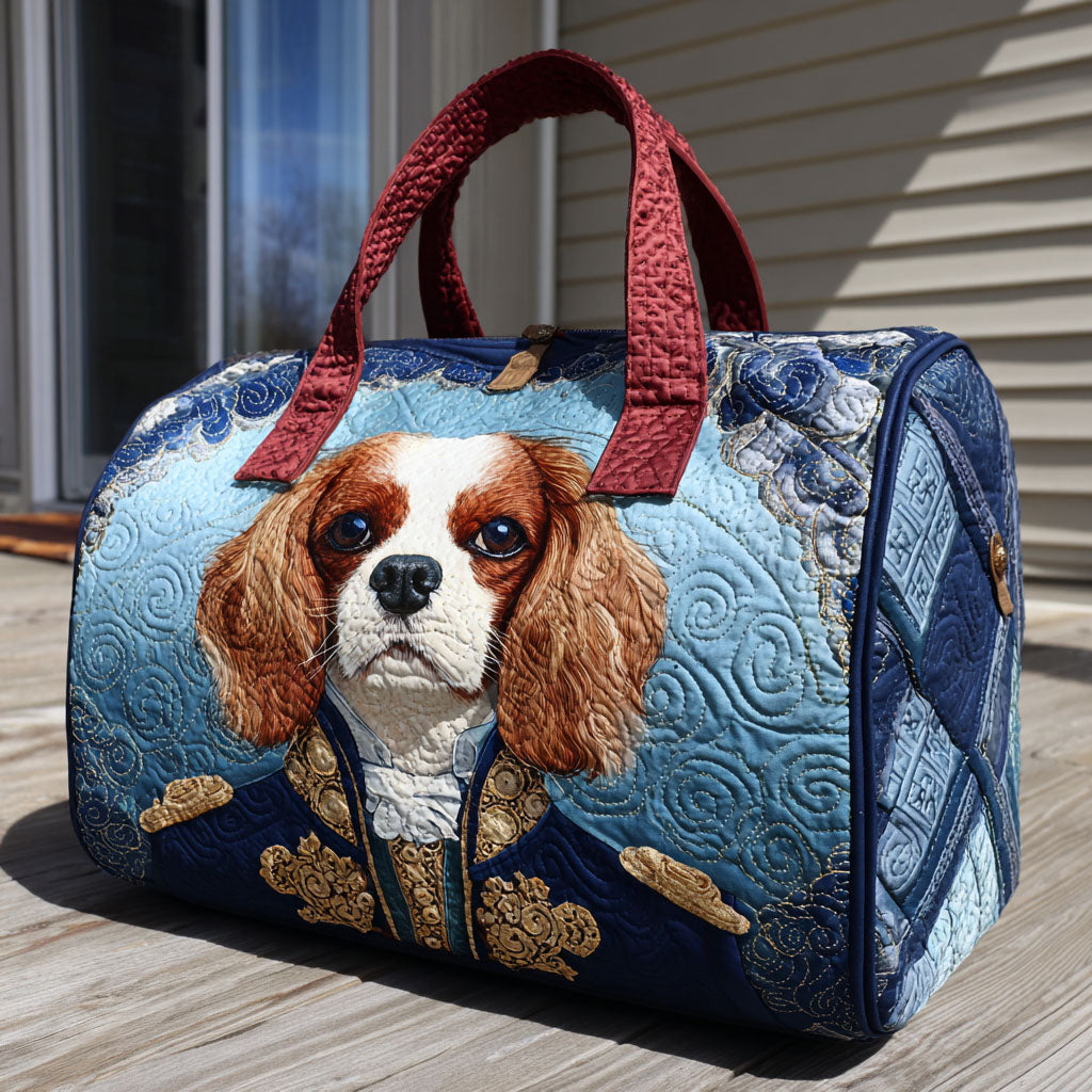 Geantă de călătorie matlasată - Elegant spaniel — imagine 1