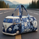 Geantă de călătorie matlasată - Indigo — imagine 1
