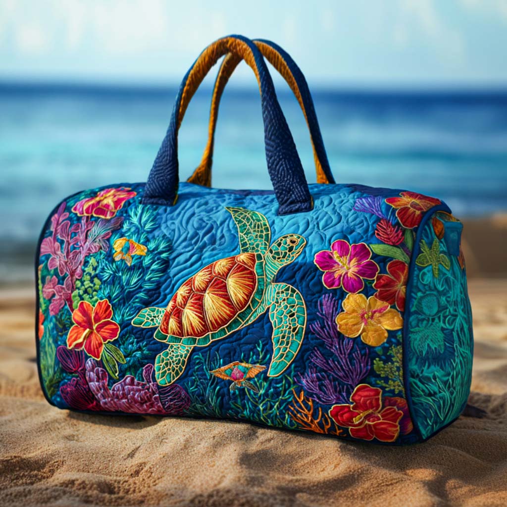 Geantă de călătorie matlasată - Coral Reef — imagine 1