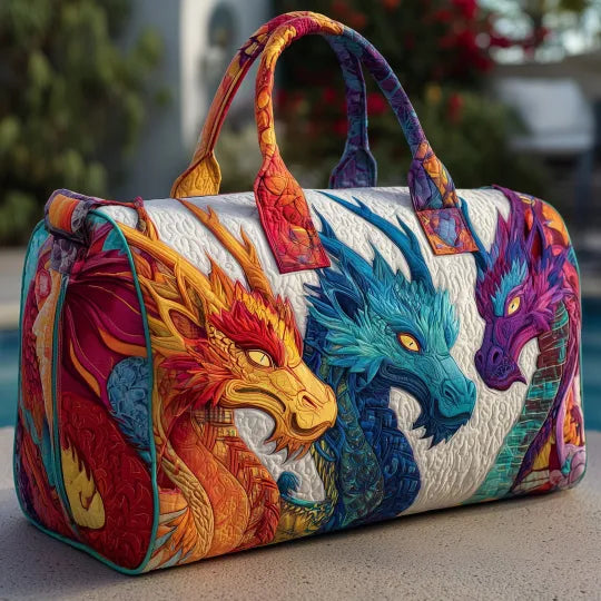 Geantă de călătorie matlasată - Dragon — imagine 1