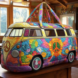 Geantă de călătorie matlasată - Autobuz multicolor — imagine 1