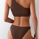 Vară - bikini pe un umăr cu inel — imagine 5