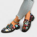 Vară - mocasini florali multicolori — imagine 3