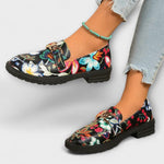 Vară - mocasini florali multicolori — imagine 4