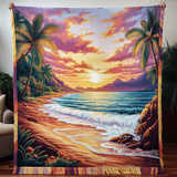 Pătură țesută - Tropical Dawn — imagine 1
