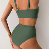 Tabitha - costum de baie de vară cu talie înaltă — imagine 5