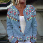 Tabitha - cardigan islandez retro — imagine 2