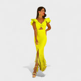 Tara - rochie de flamenco neon — imagine 1