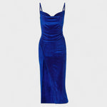 Taylor - rochie de catifea cu crăpătură — imagine 5