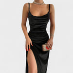 Taylor - rochie de catifea cu crăpătură — imagine 7
