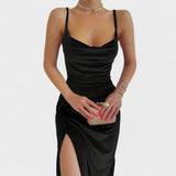 Taylor - rochie de catifea cu crăpătură — imagine 8
