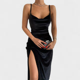 Taylor - rochie de catifea cu crăpătură — imagine 9