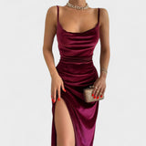 Taylor - rochie de catifea cu crăpătură — imagine 11