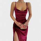 Taylor - rochie de catifea cu crăpătură — imagine 12