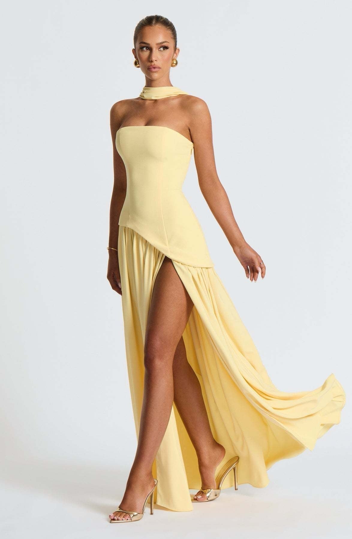 Tracy - rochie lungă sofisticată — imagine 2