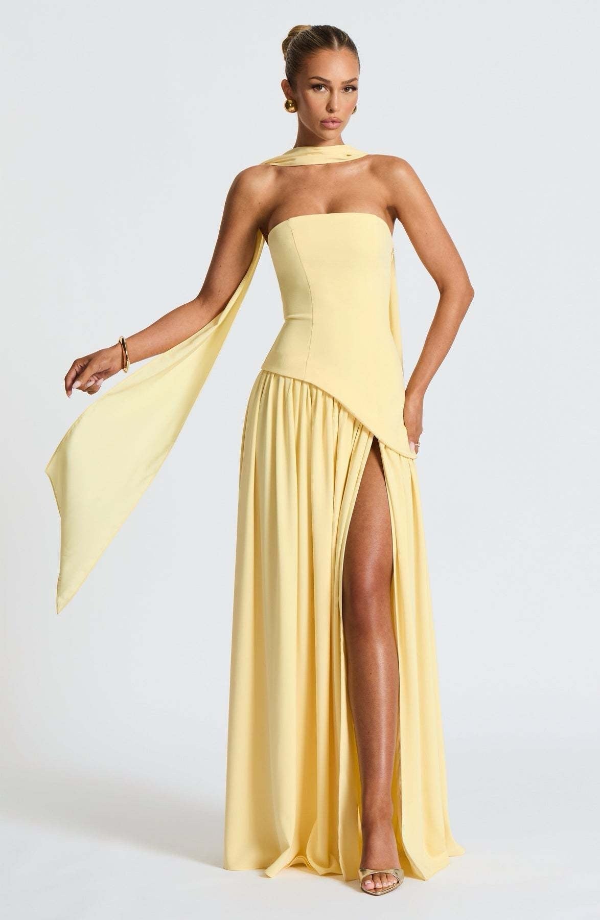 Tracy - rochie lungă sofisticată — imagine 4