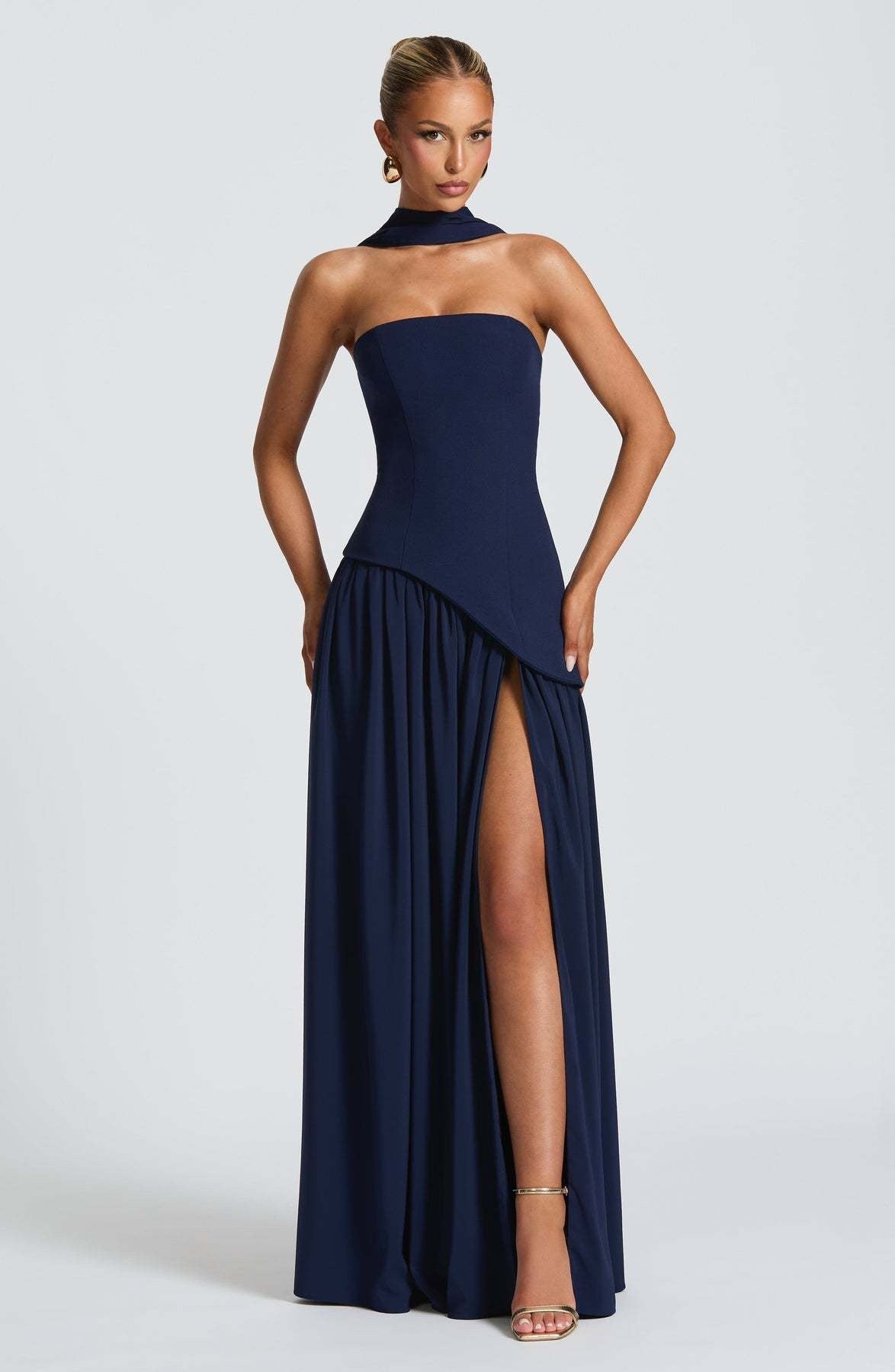 Tracy - rochie lungă sofisticată — imagine 14