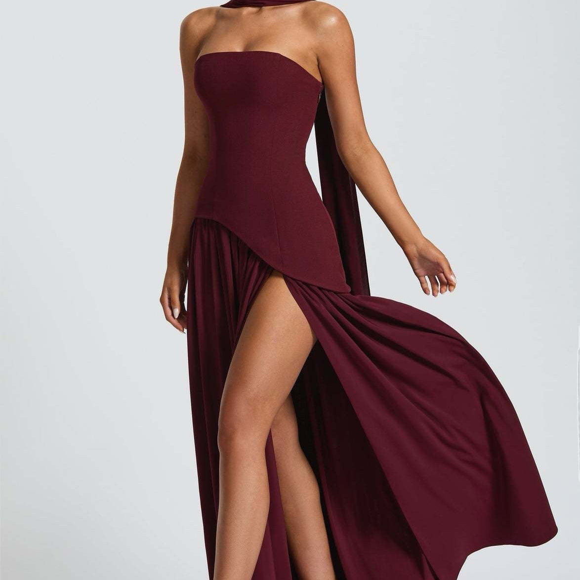 Tracy - rochie lungă sofisticată — imagine 25